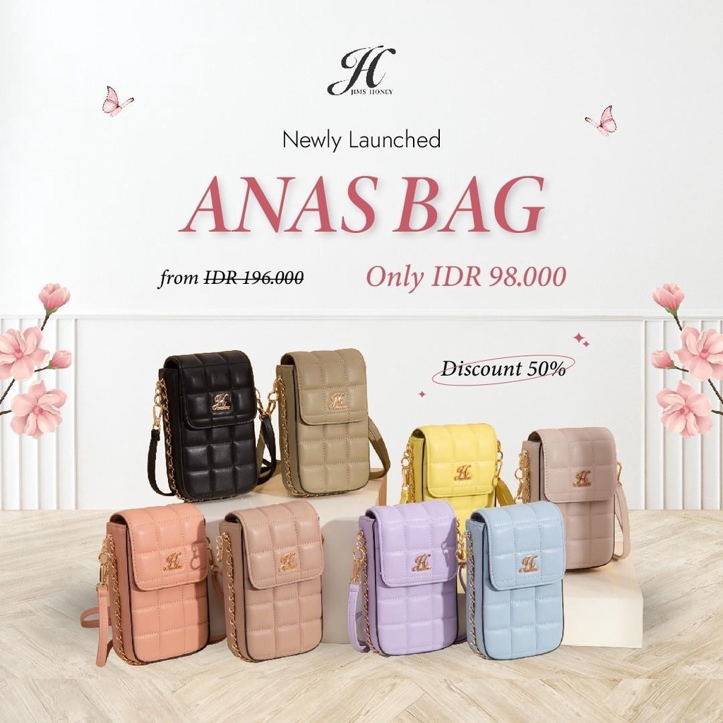 ANAS MINI BAG JIMSHONEY TAS HP PHONE BAG SLING BAG