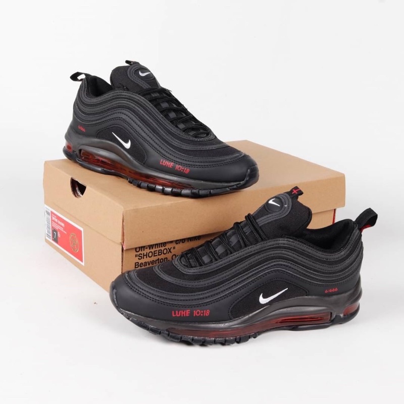 Air max 97 black fire outlet red