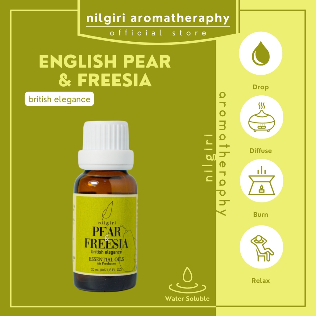 120ml Diffuser Essential Oil - English Pear & Freesia Essential