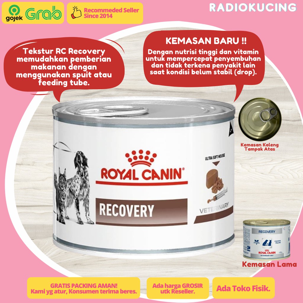 Kandungan royal canin recovery sale