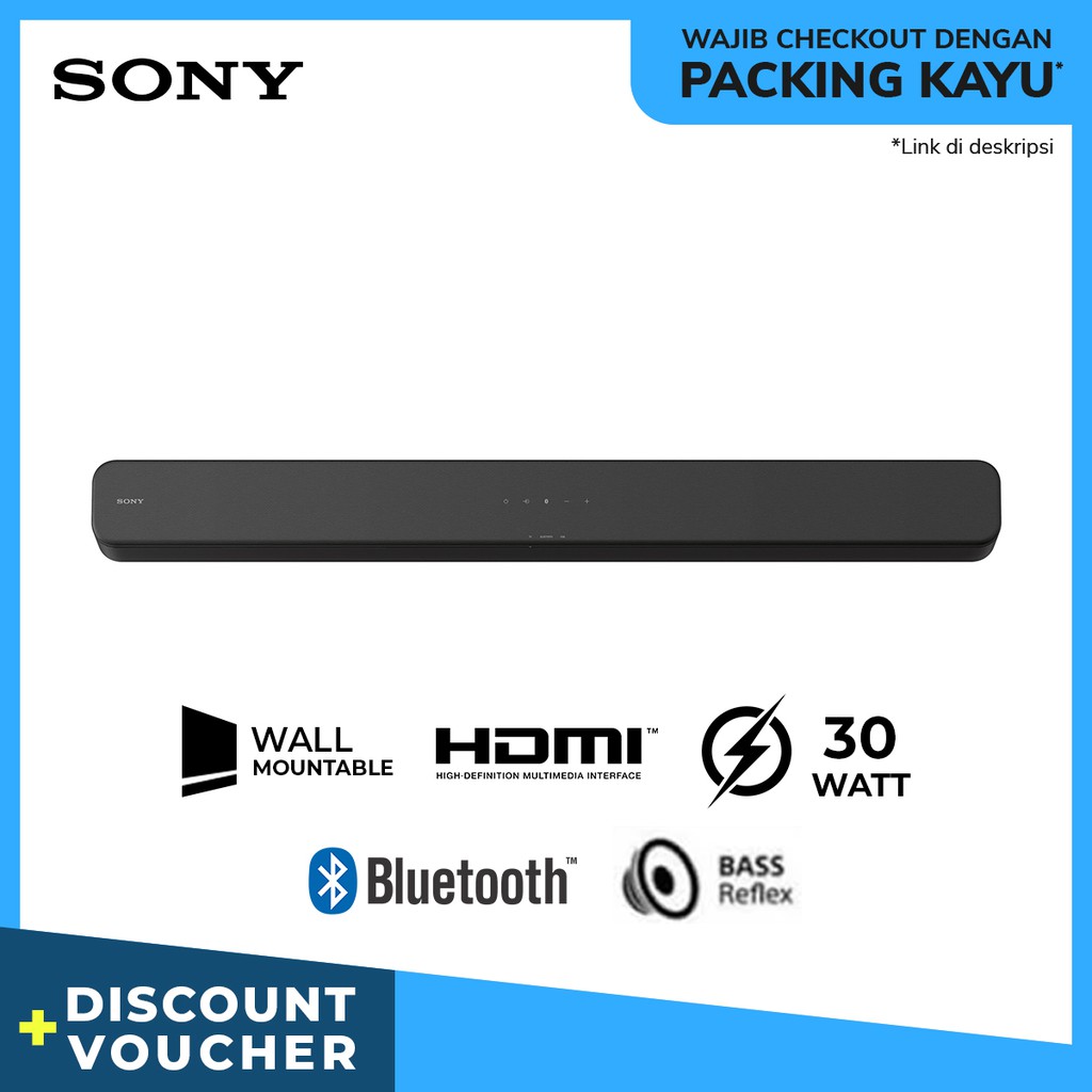 Jual Sony HT-S100F Soundbar Tunggal 2ch Bluetooth - Black Original