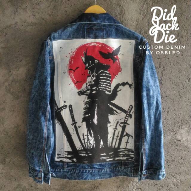 Custom on sale jaket denim