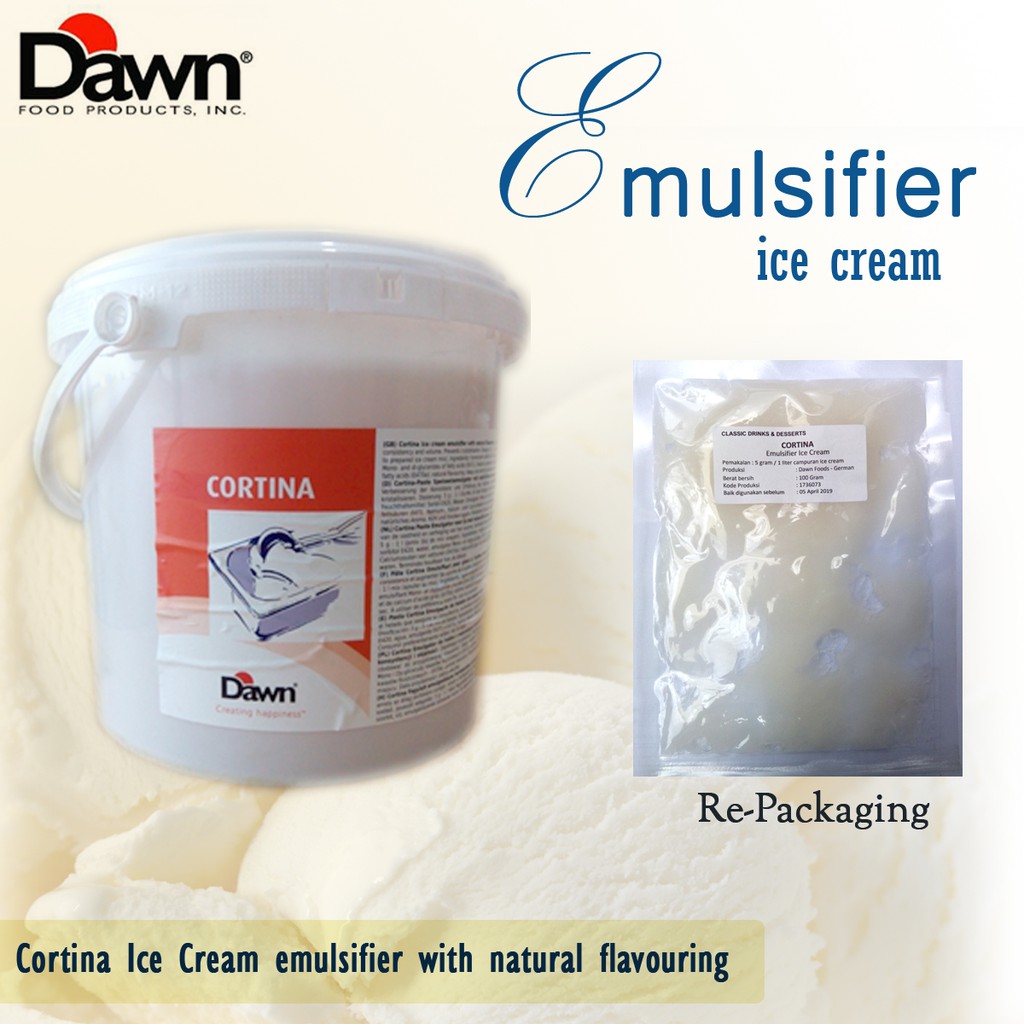 Emulsifier for ice deals cream