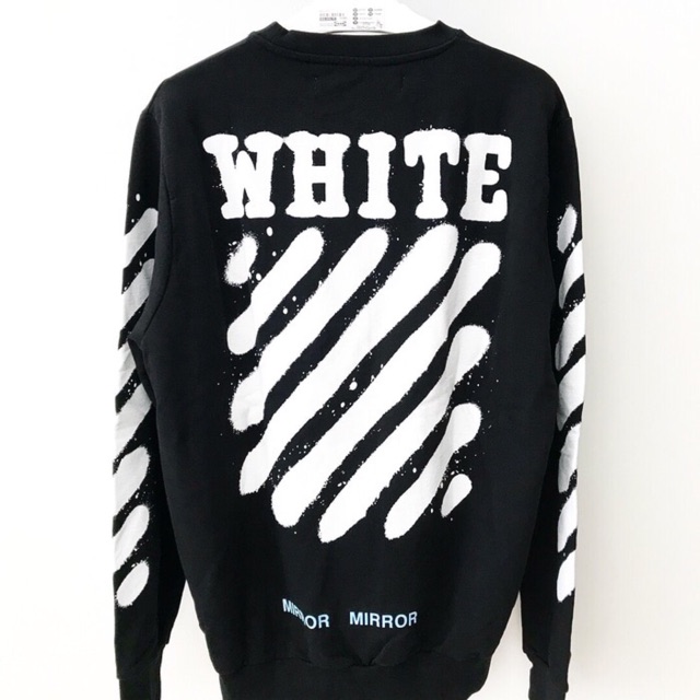 Off white shop spray crewneck