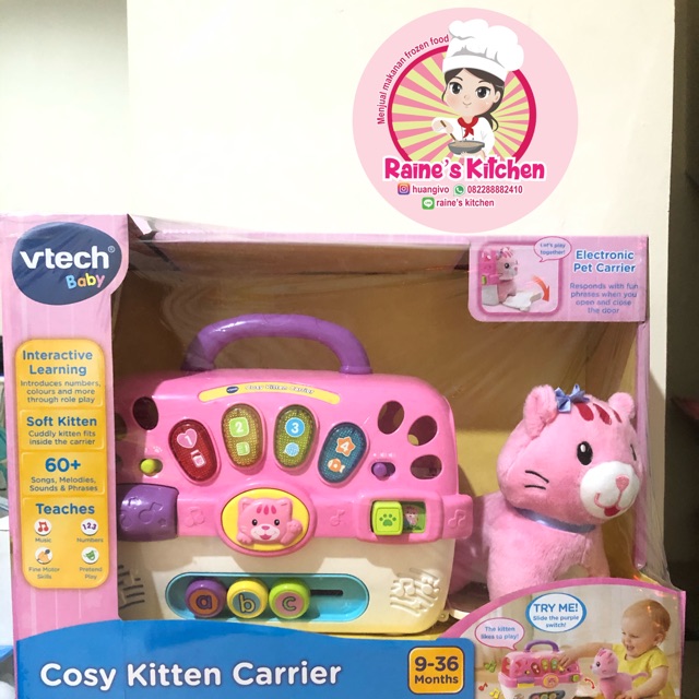 Vtech cosy hot sale kitten carrier b&m