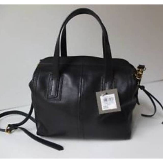 Jual Tas Fossil Emma satchel bag black Shopee Indonesia