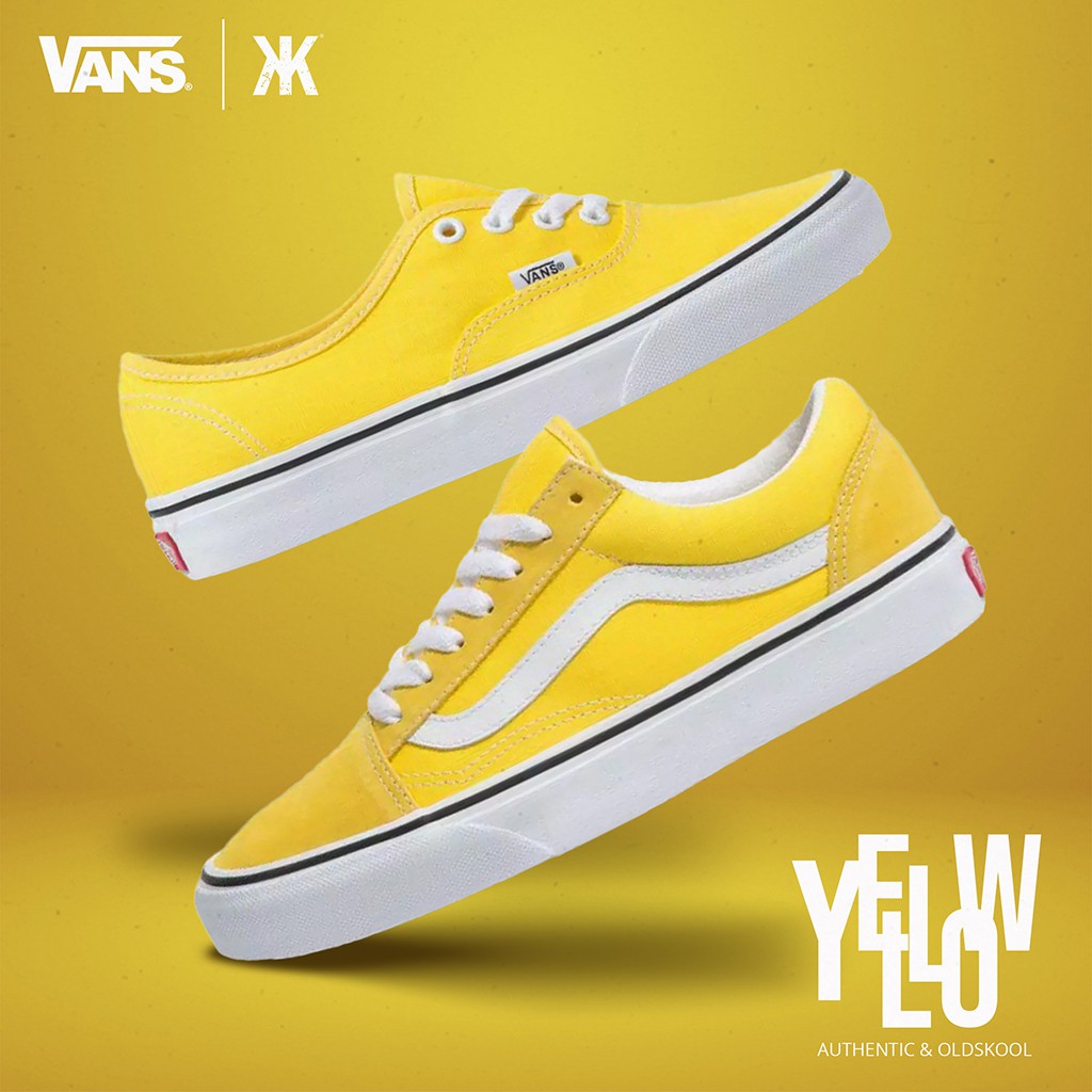 Vans authentic clearance kuning