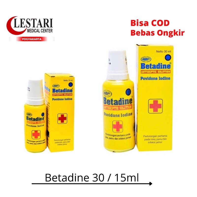 Betadine Antiseptic Povidone Iodine Antiseptic lotion 5ml - Toko