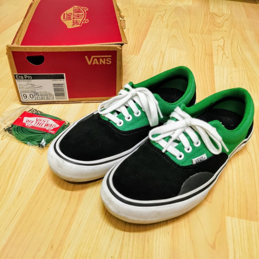 Jual Vans Era PRO Black Amazon Size US 9 Shopee Indonesia