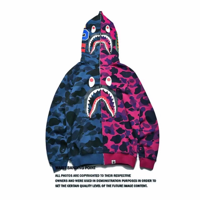 Harga jaket bape store shark original