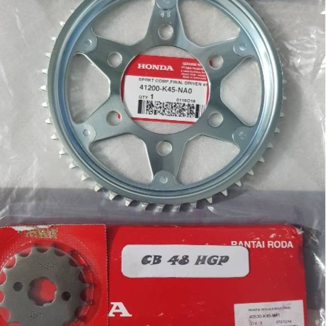 gear set cbr 150