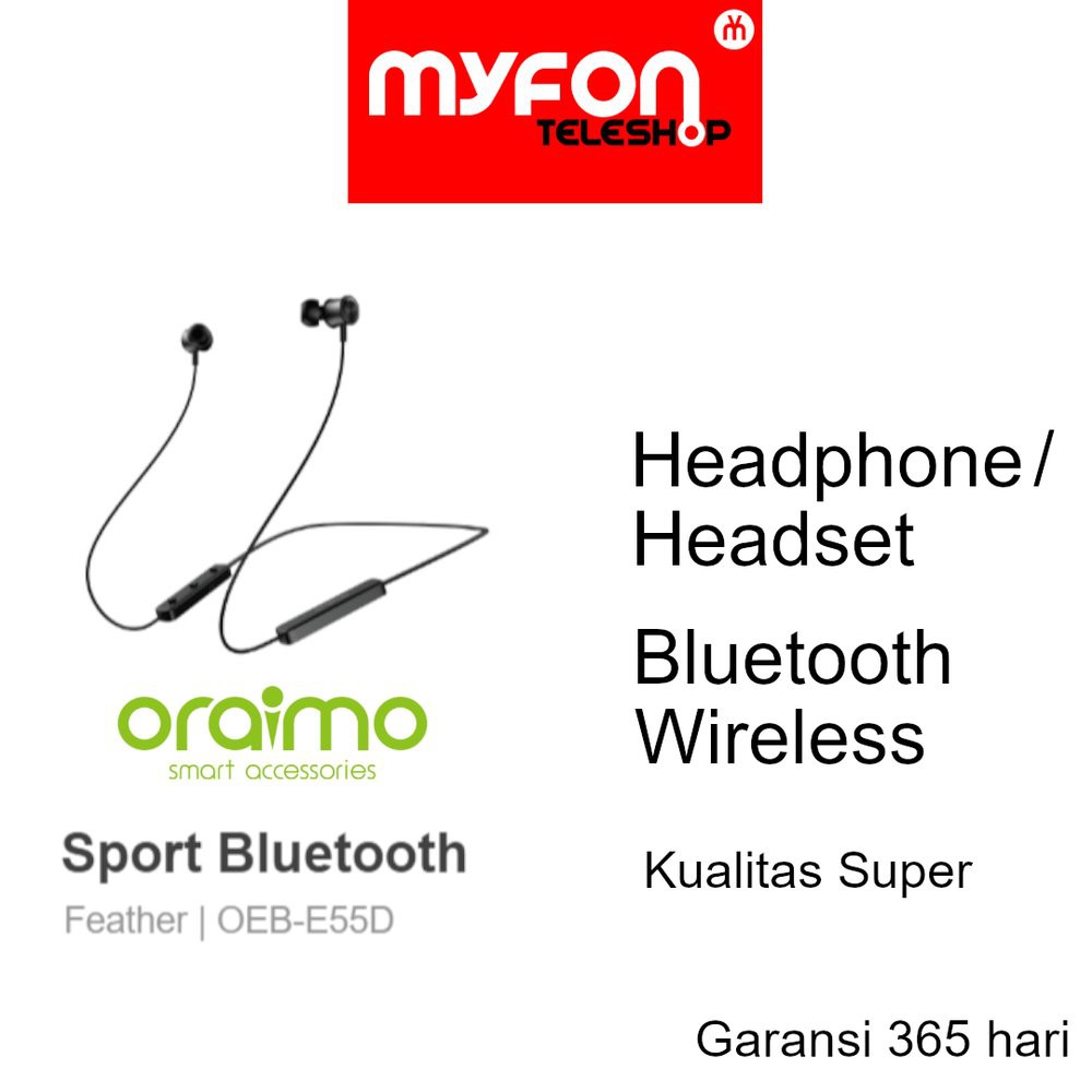 Jual ORAIMO Feather Headphone Headset OEB E55D Garansi 365 Hari