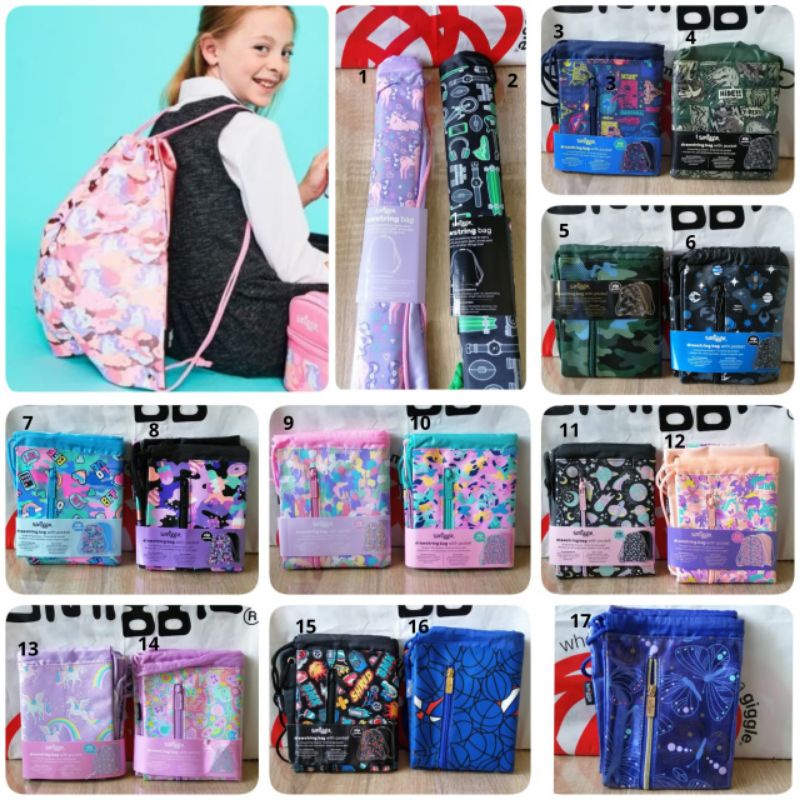 Drawstring bag clearance smiggle