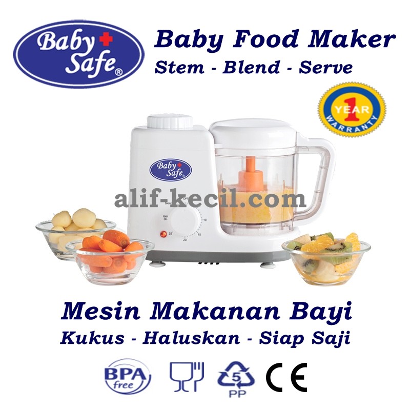 Baby safe store kukus dan blender