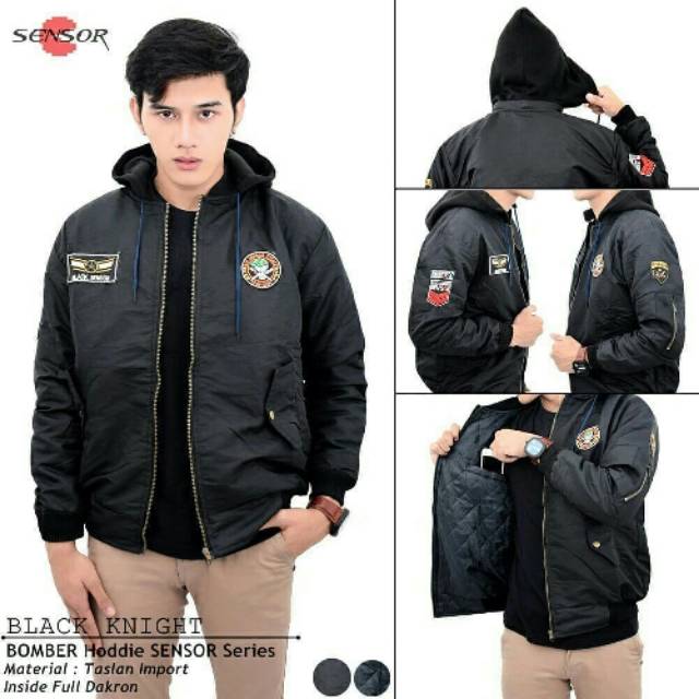 Jaket shop bomber hoodie