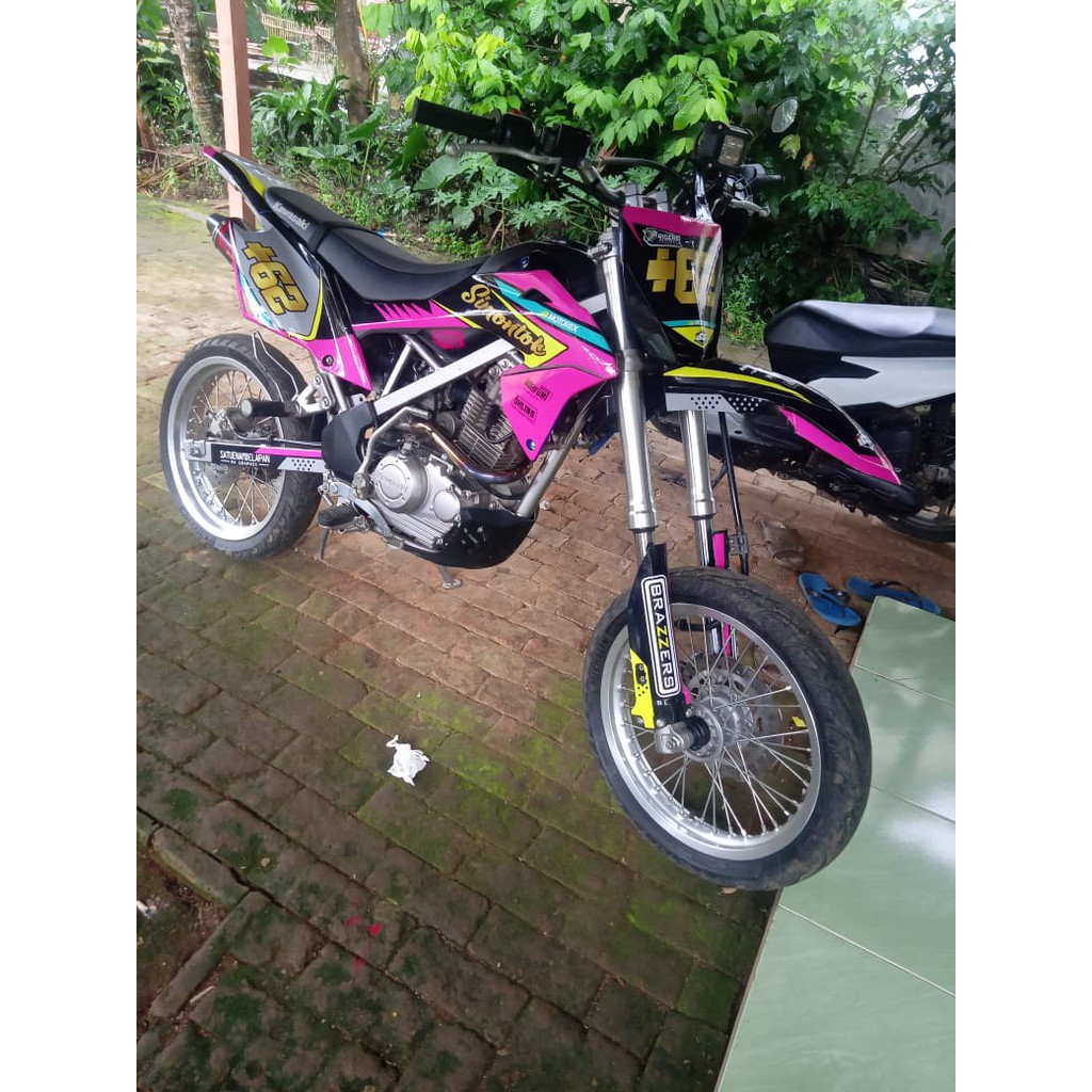 klx pink hitam