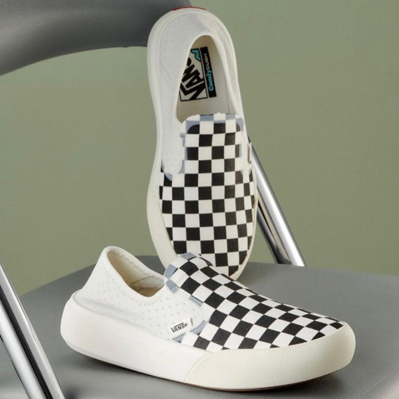 Vans on sale checkerboard comfycush