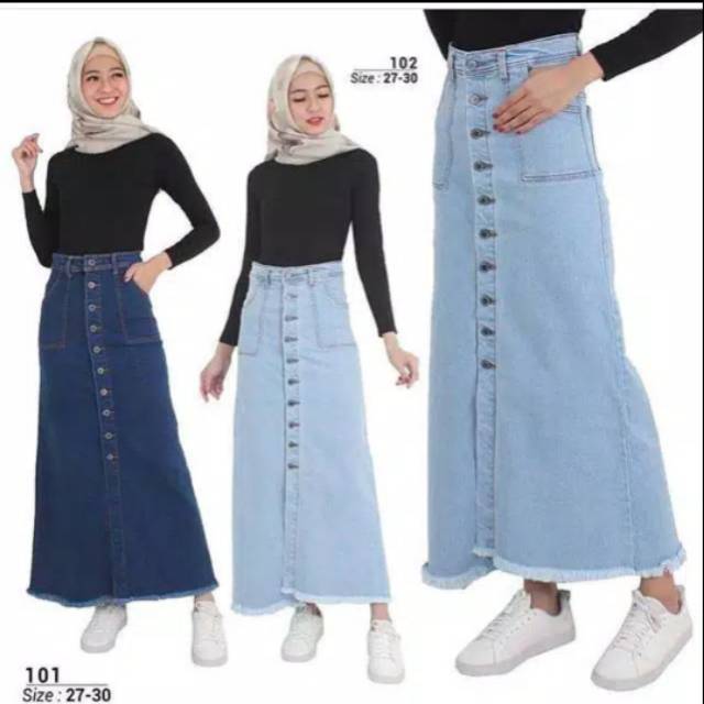 ROK LEVIS DENIM WARNA MEDIUM