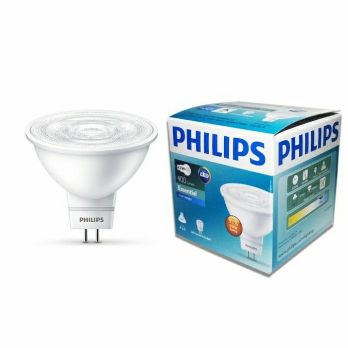 Lampu Philips LED SPOT MR16 4.5W 4 5 watt 4.5 50W 36D 830 100 240V PUTIH