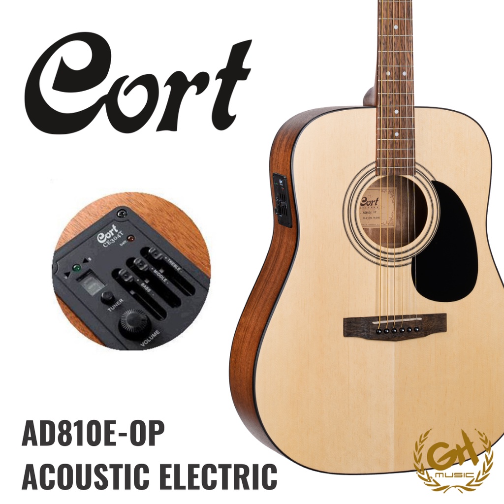 Jual CORT AD810E OP GUITAR ACOUSTIC ELECTRIC Shopee Indonesia