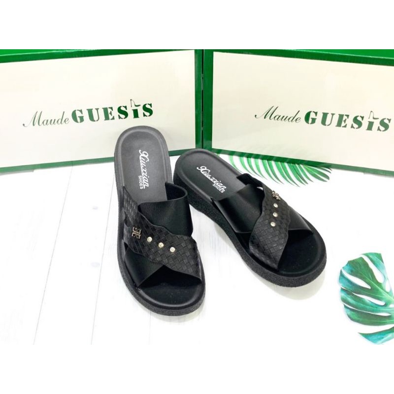 Sandal Wedges Wanita Import xiuxian