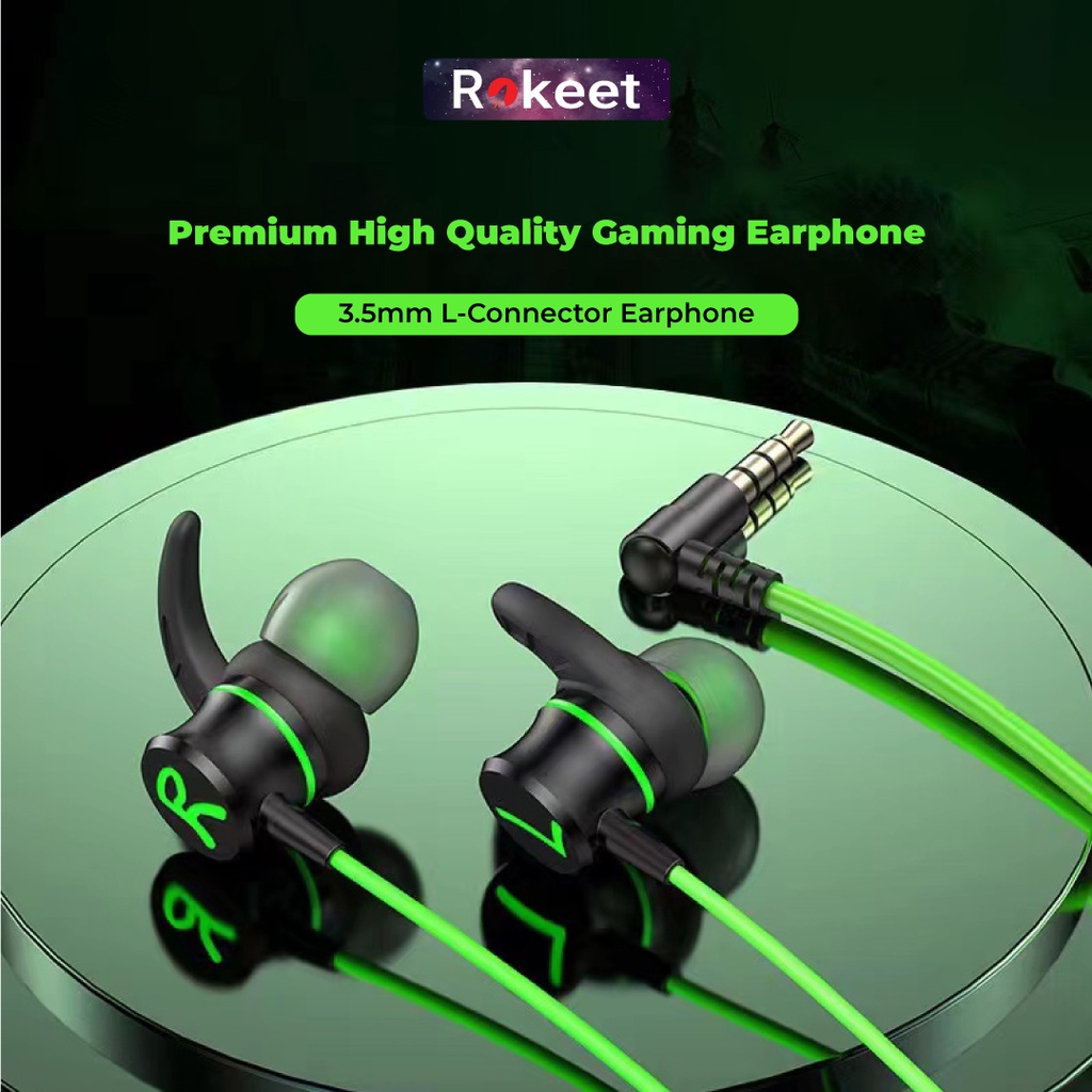 Jual Rokeet Headset Gaming Sport Music Surround Stereo Bass dengan