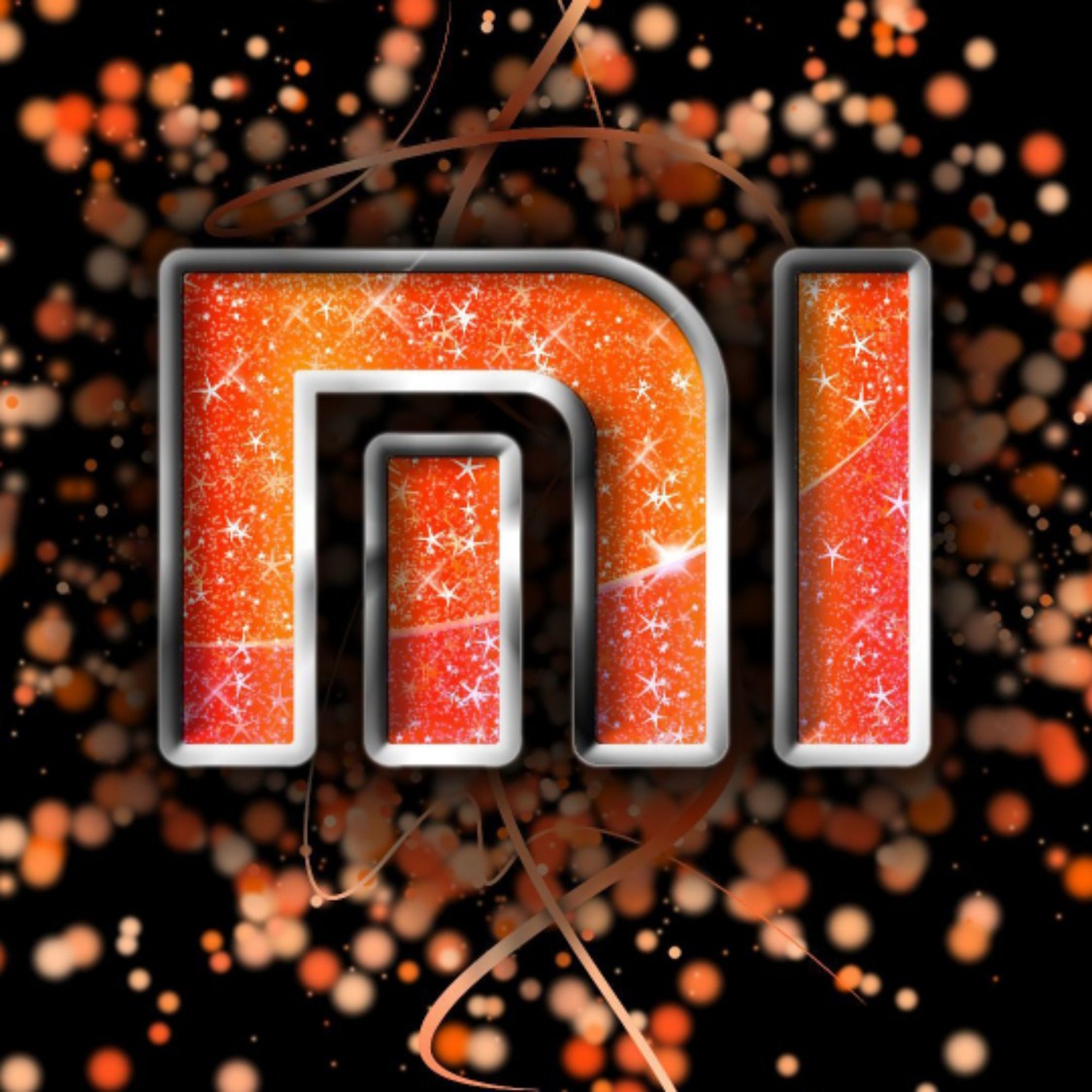 Обои логотип xiaomi