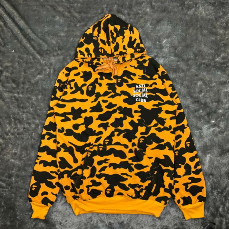 Jual HOODIE ANTI SOCIAL SOCIAL CLUB ASSC - HOODIE ASSC X BAPE CAMO