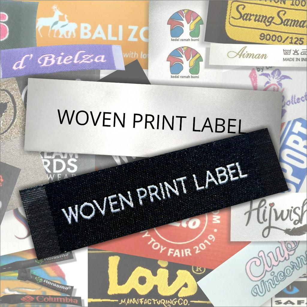 Cothing Labels - woven and printed