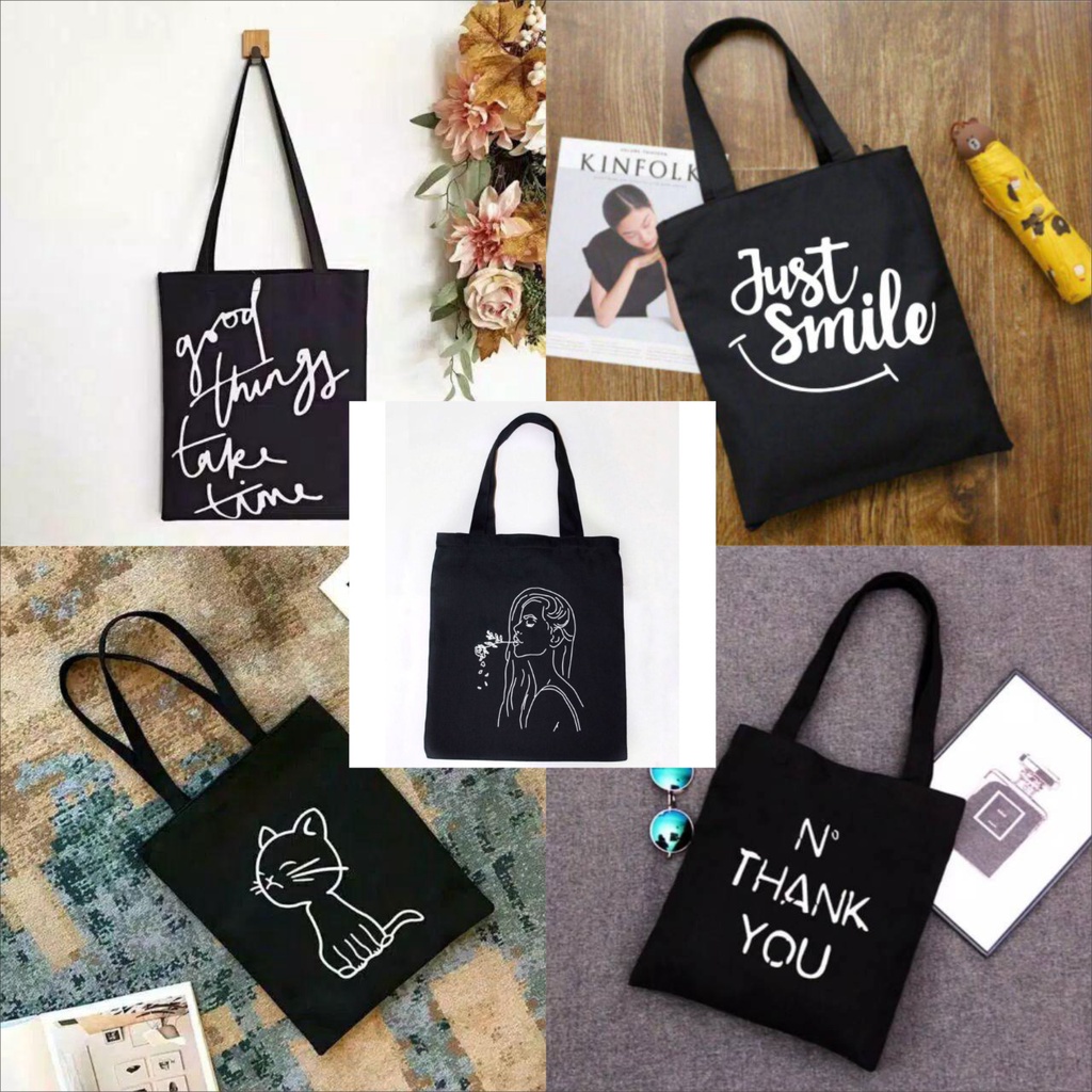 Jual tote bag custom murah hot sale