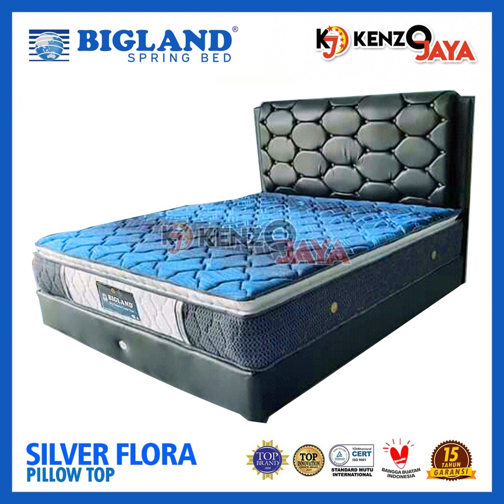 Harga spring deals bed pillow top