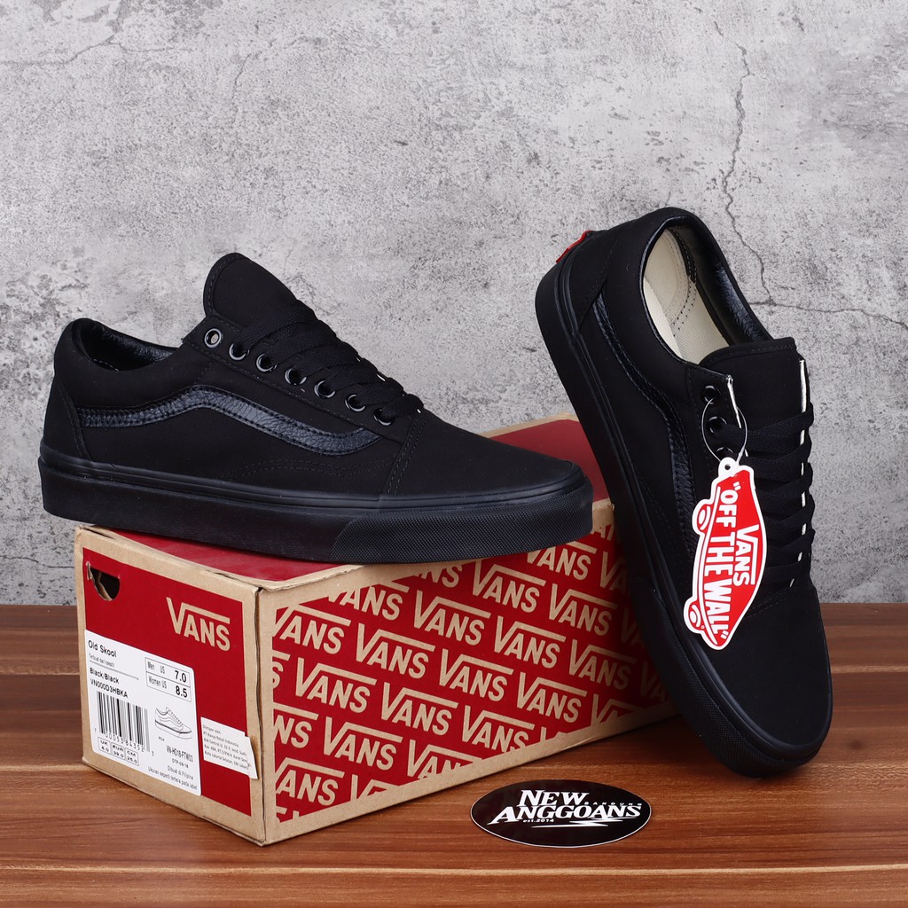 vans old school hitam