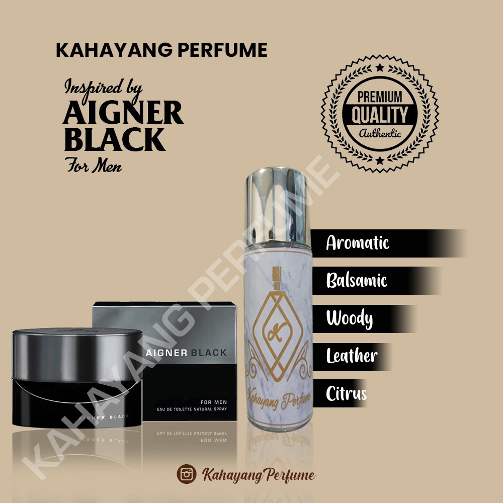 Aigner black online perfume