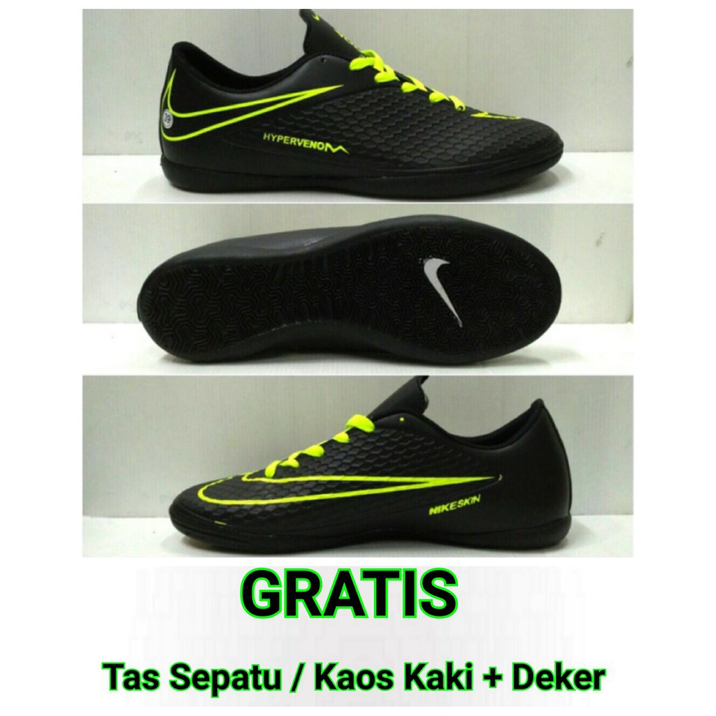 Nike hypervenom clearance hitam