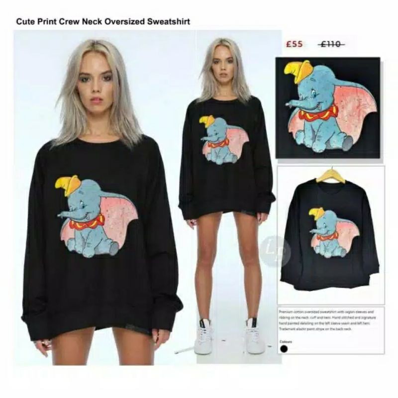 Dumbo shop sweatshirt zara