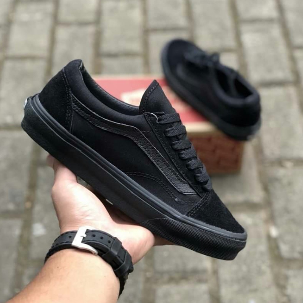 Vans old sale skool hitam