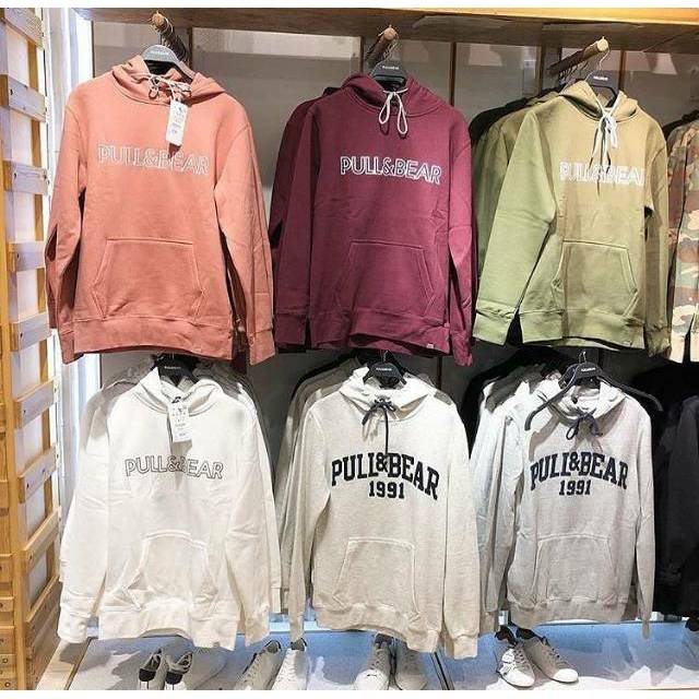 Hoodie pull cheap and bear harga