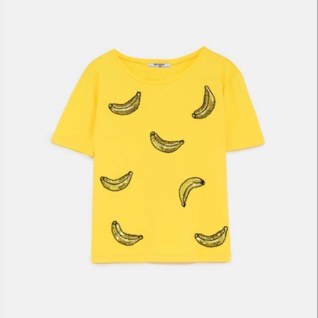 banana t shirt zara