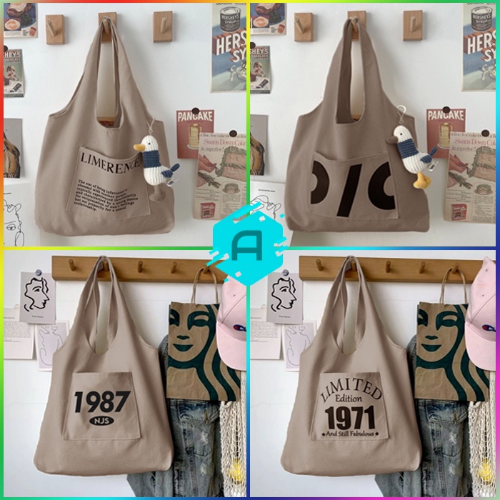 Tote bag kanvas besar new arrivals