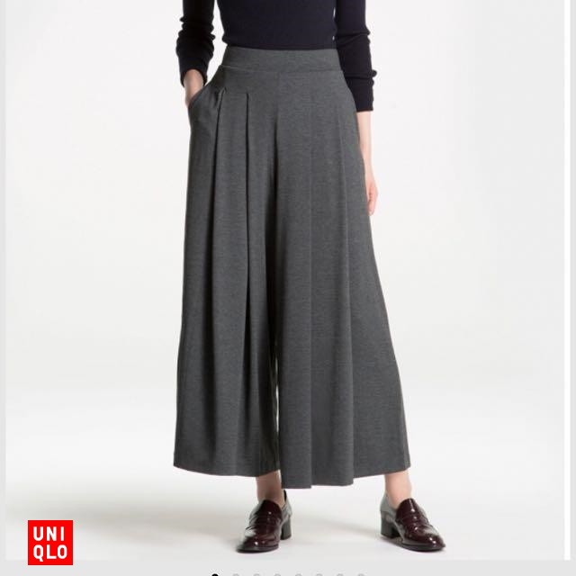 Uniqlo jersey hot sale flare pants