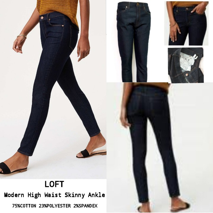 Loft modern high 2025 waist skinny ankle