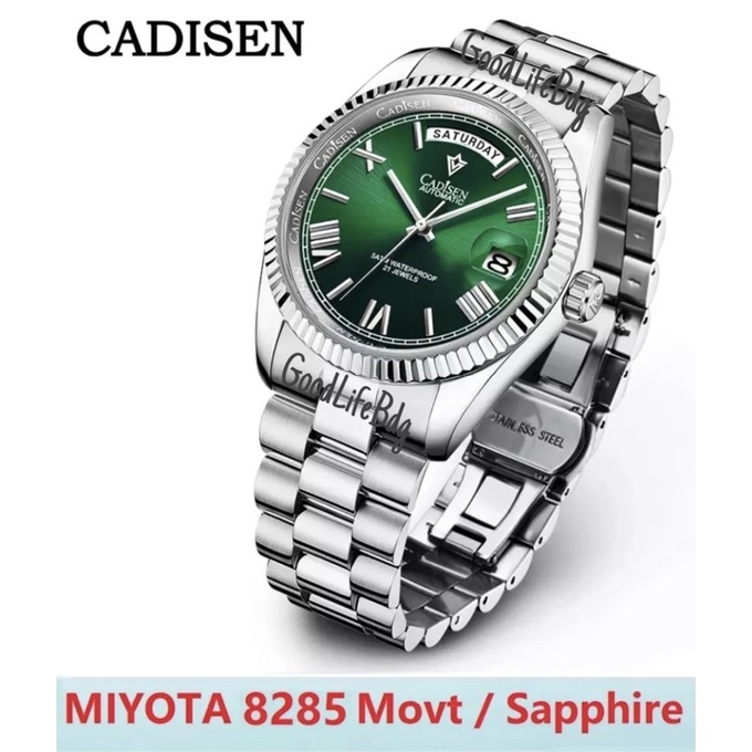 cadisen day date green