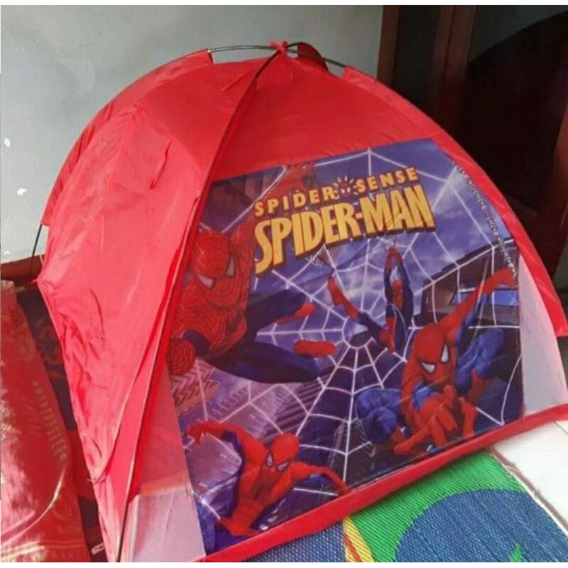 Jual Kado Ulang tahun anak laki Tenda Mainan anak Karakter Spiderman Lucu