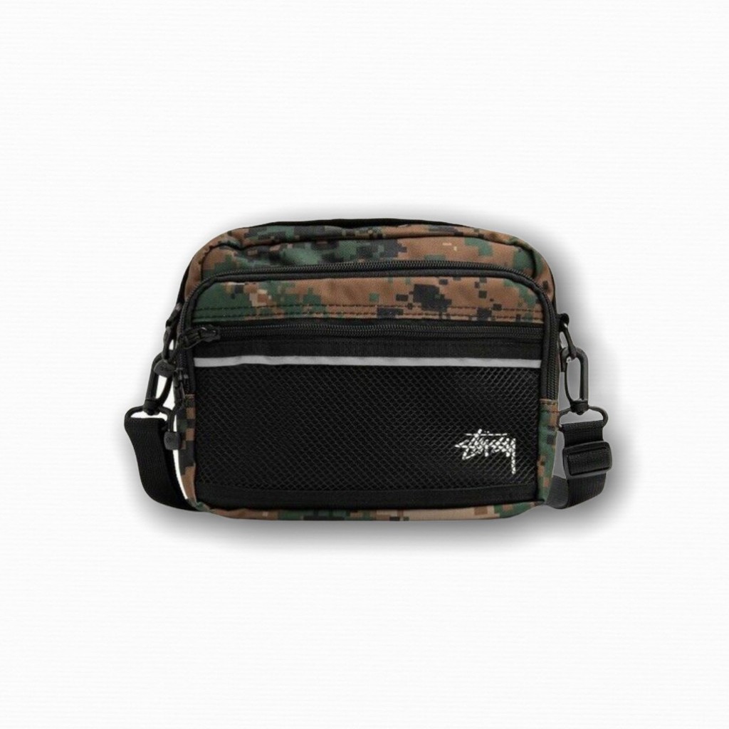 Stussy digi camo shoulder bag hot sale