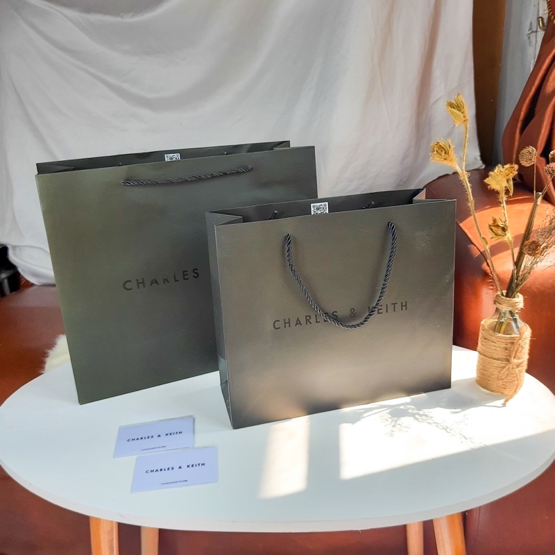 Jual paper bag charles and keith new arrivals