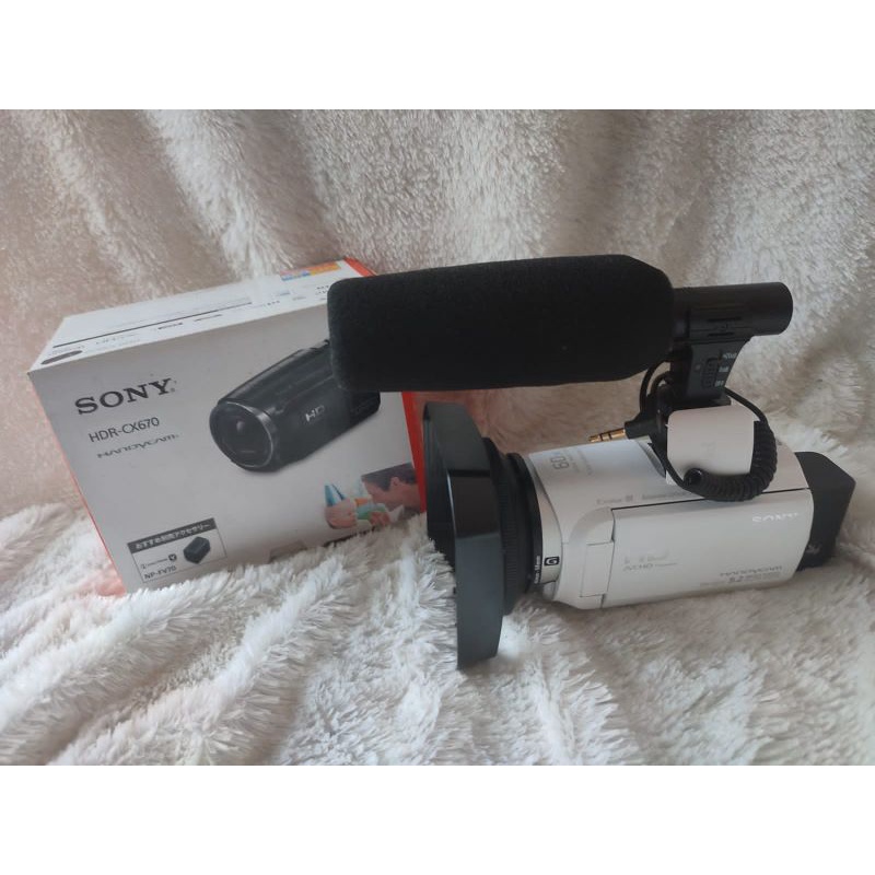 Jual handycam kamera video sony full hd hdr cx670 versi Jepang