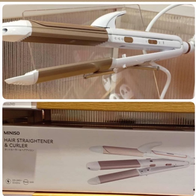 Miniso 3 in shop 1 hair straightener