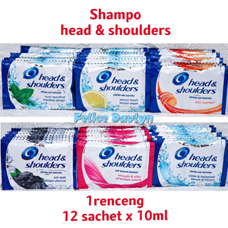 Head and on sale shoulders sachet