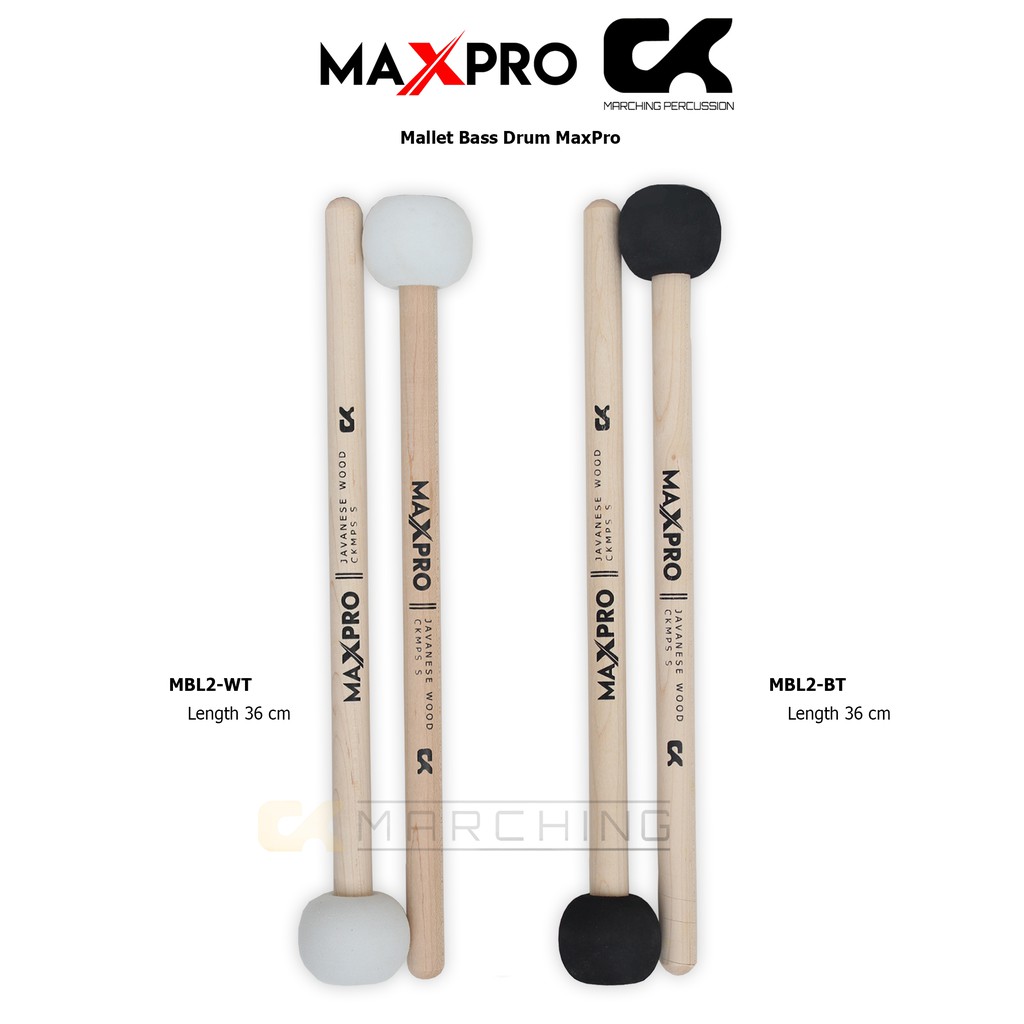 Stick/Mallet Bass Drum MaxPro LuxuryStick/Mallet Bass Drum MaxPro Luxury  