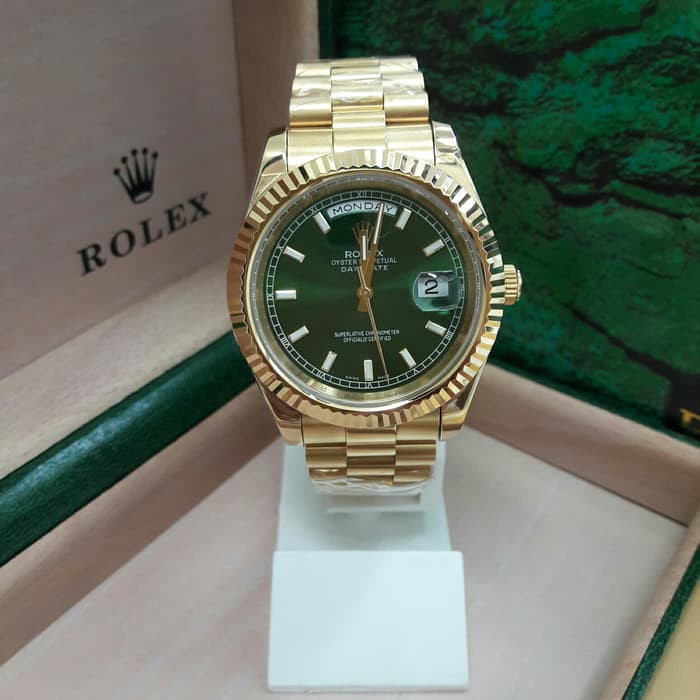 Jual JAM TANGAN PRIA ROLEX OYSTER DAY DATE AUTOMATIC Shopee